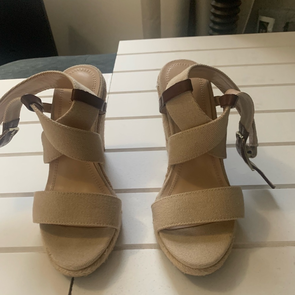 Banana Republic Open Toe Wedge Sandals